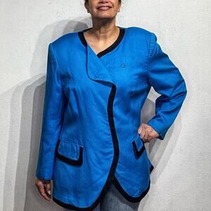 Suitables II Blue Vintage Blazer Sz 18W